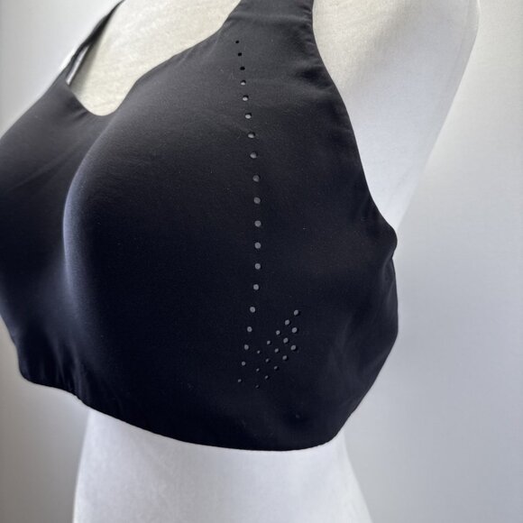 Lululemon Air High Support Bra Size 40C Solid Black C Cups Gym Running Workout - Picture 2 of 8